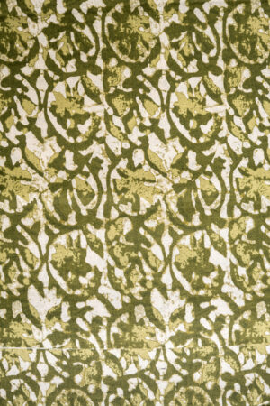 Flex Cotton Block Print Green