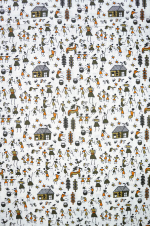 Cotton Kalamkari Print Green