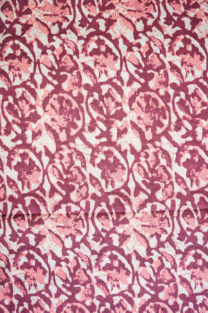 Cotton Block Print Maroon