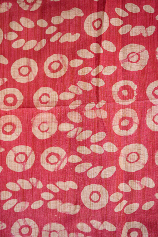 Cotton Batik Print Maple - Image 2