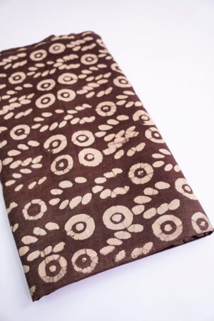Cotton Batik Print Brown