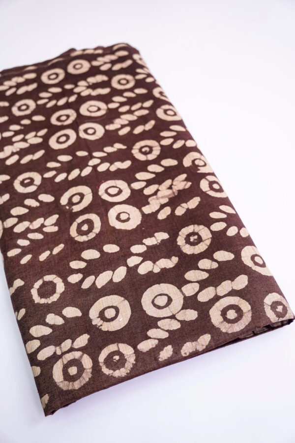 Cotton Batik Print Brown