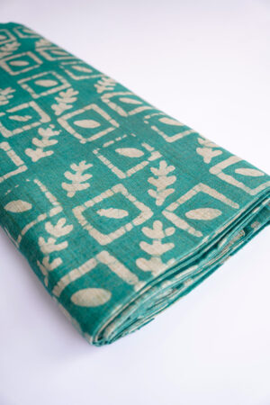 Cotton Batik Print Green